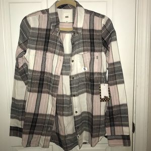 Vans “off the wall” flannel shirt